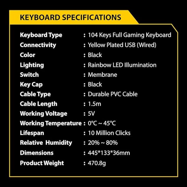 Ant Esports KM1650 Gaming Keyboard