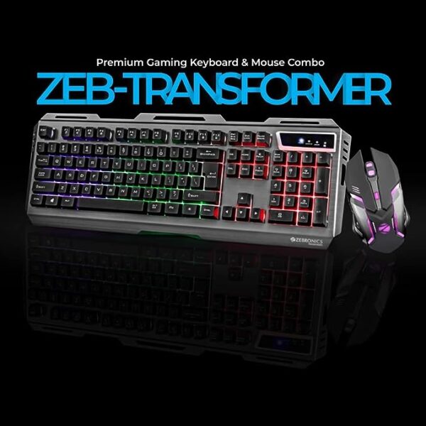 Zebronics Zeb-Transformer Gaming Keyboard and Mouse Combo